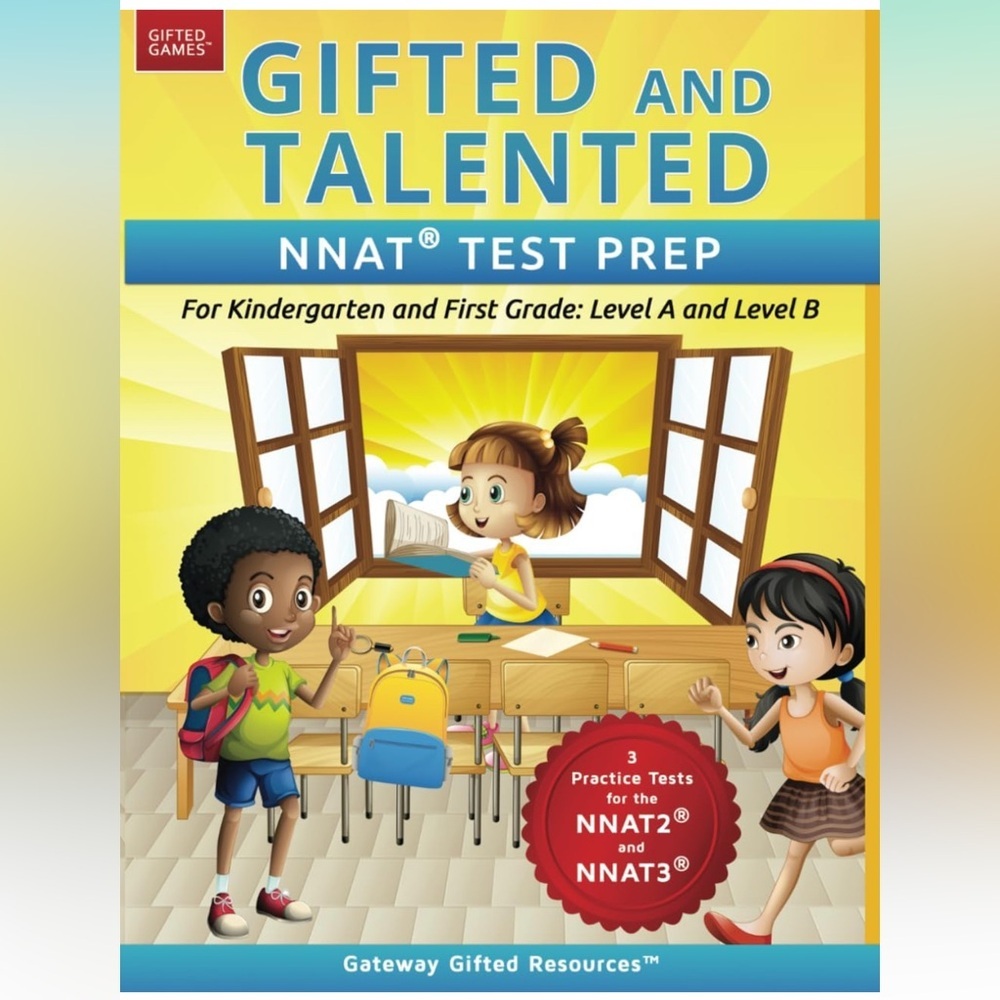 3 for $12🐥 Gifted Talented NNAT Test Prep workbook: NNAT2&3 Level A&B